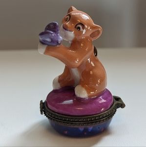 Rare Disney & Ocean Spray Lion King II Simba's Pride Kiara Trinket Box